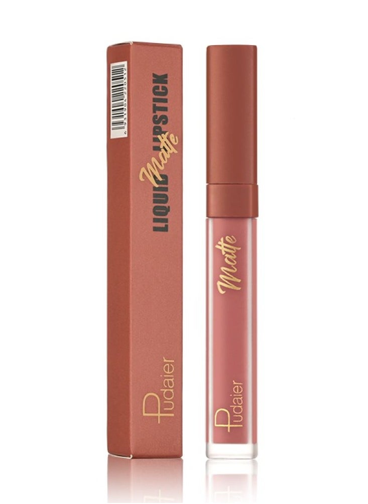 pudaier Pudaier Water Mist Liquid Lipstick: Rich Pigmentation & Hydrating Matte Finish Waterproof, Smudge-Proof, Long-Lasting Comfort – Shade 03#  - Image 4