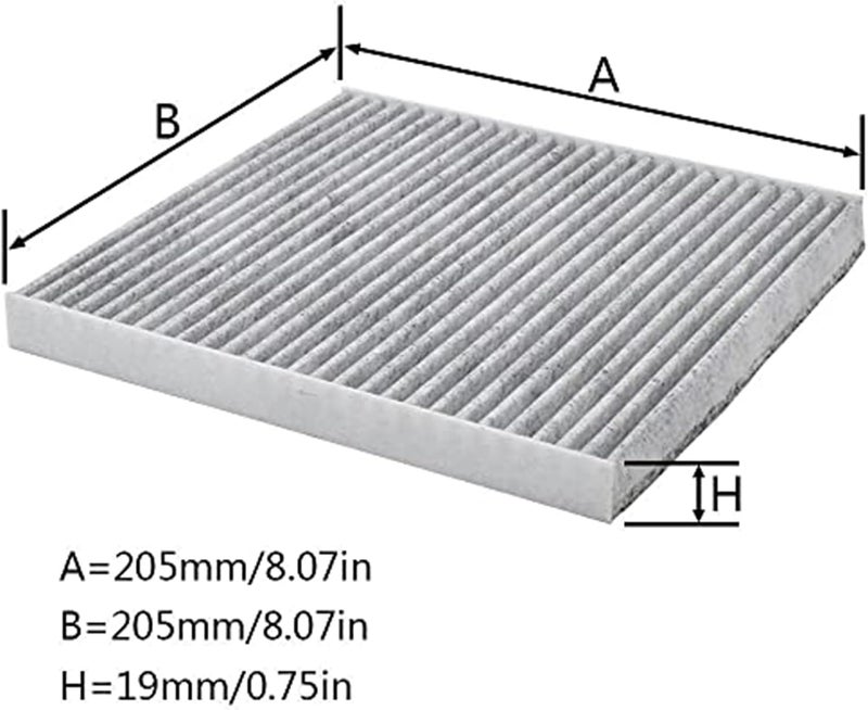 Wivplex Activated Carbon Cabin Air Filter Set - Image 4
