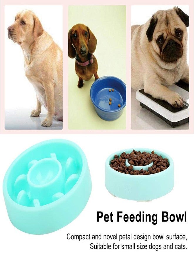 زيروديس وعاء طعام بطيء للكلاب، أطباق طعام مضادة للاختناق للحيوانات الأليفة، أطباق تفاعلية لمنع الانتفاخ، تصميم يمنع الاختناق، وعاء للكلاب والقطط (أخضر زمردي) - Image 5