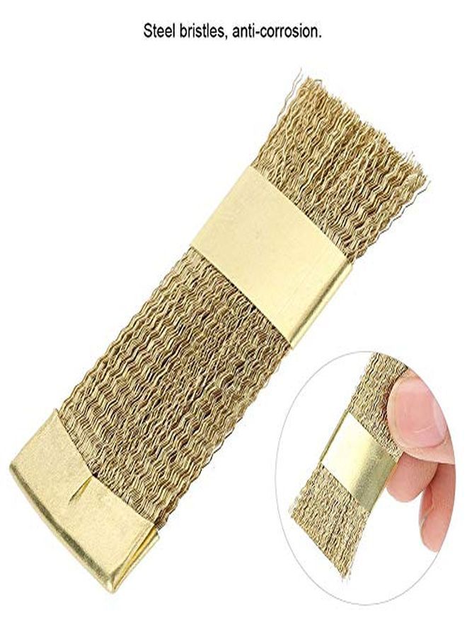 Rotekt Rt Bits Cleaning Brush Golden Color Copper Wire Drill Cleaner Brush Manicure Accessories - Image 5