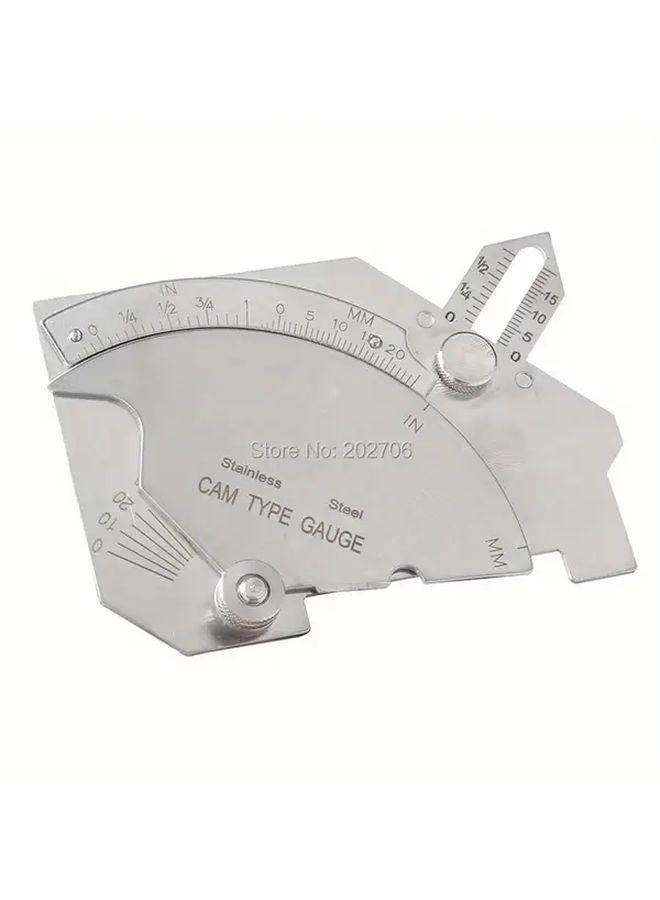 MG 8 Bridge Cam Welding Gauge Stainless Steel Slivery Precision Caliper 0 1mm Accuracy - Image 5