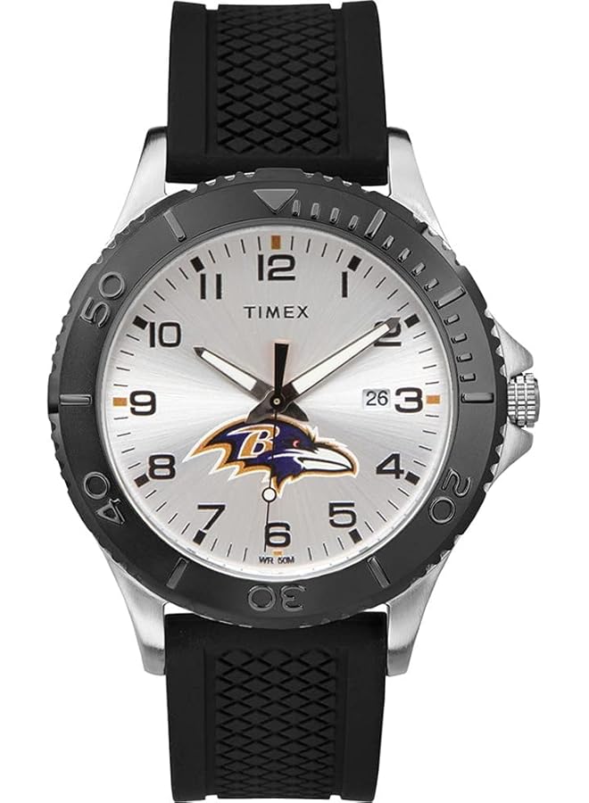 تيميكس ساعة NFL Gamer مقاس 42 مم - أبطال سوبر بول 2021، تامبا باي بوكانيرز، موديل Tw2V17200Yz