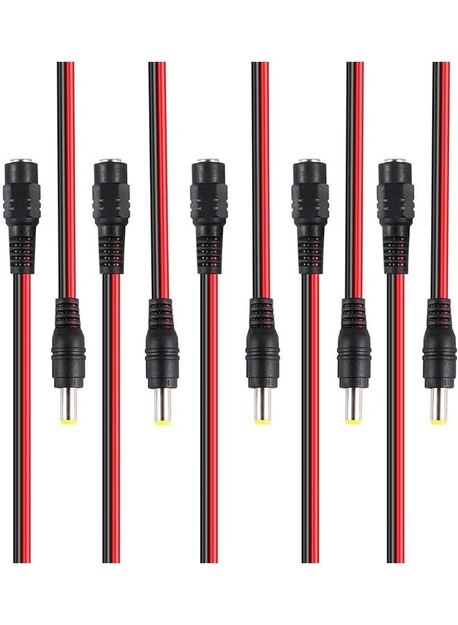 Royal Apex 10Pcs Dc Power Supply Wire Jack Plug Wire Connector For Cctv Security Camera And Lighting Power Adapter  - Image 1