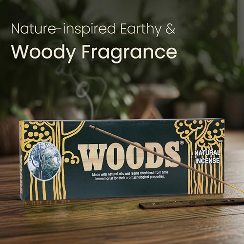 Cycle Pure Woods Natural Incense Sticks, 9 Inch, Pack of 2 (308 Agarbatti Sticks Approx.) | Lasts Upto 60 Mins per Stick | Woody, Sandal, Resin, Cedar, Masala, Amber, Natural Fragrance for Pooja - Image 5