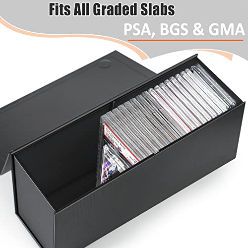 tutata PSA Graded Card Storage Box, PSA Graded Card Storage Holder Container Trading cards Boxes - 2 Pack - Image 2