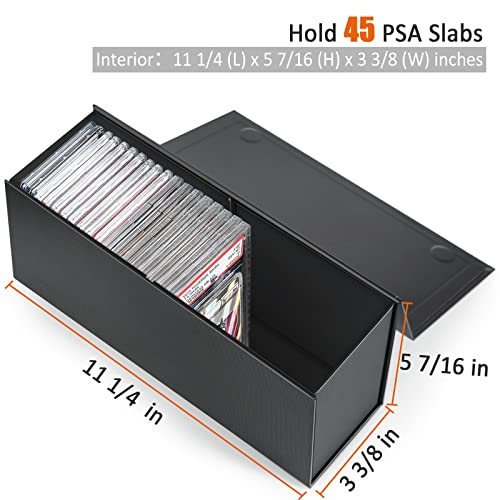 tutata PSA Graded Card Storage Box, PSA Graded Card Storage Holder Container Trading cards Boxes - 2 Pack - Image 4