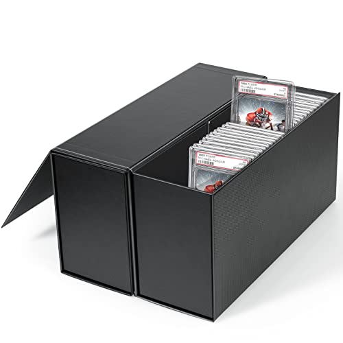 tutata PSA Graded Card Storage Box, PSA Graded Card Storage Holder Container Trading cards Boxes - 2 Pack - Image 1