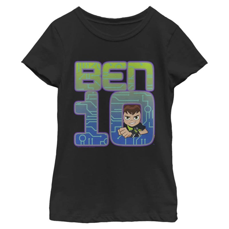 Ben 10 Girls Ben Ten TShirt Black Small