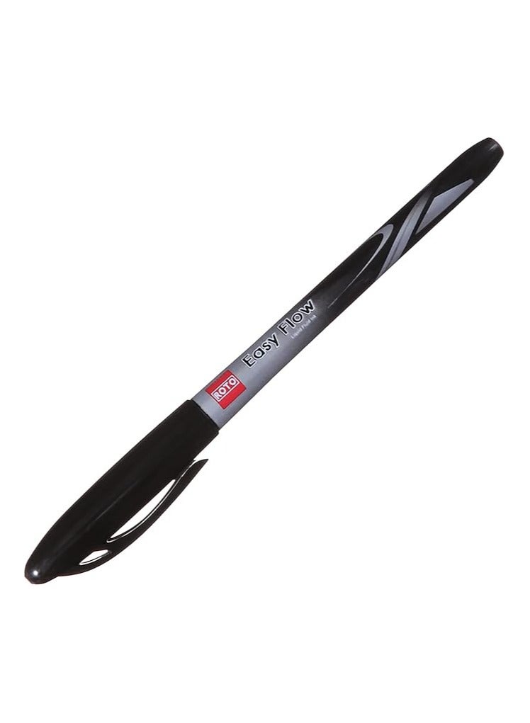 Generic Roto Easy Flow Ballpoint Pen 1.0 mm, Set of 12 - Black  - Image 2