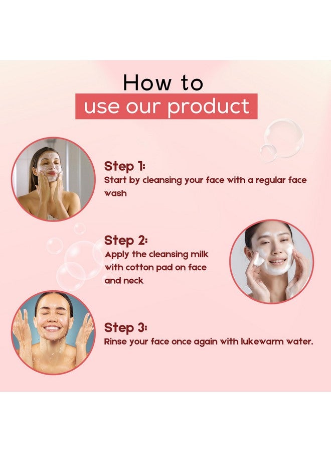 Primus Mix Fruit Cleansing Milk Enriched With Vitamin C & Lemon Extracts | Ultra Clean & Refreshing | Cleansing Milk For Face Makeup Remover | 500 ml - Image 5