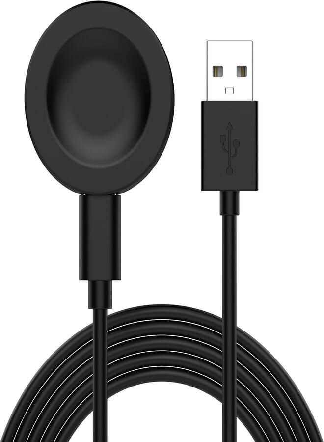 Disscool Replacement Charging Dock Cable Compatible with Huawei Watch GT4 (46mm/41mm)/Watch 4/4 Pro, USB Cable Magnetic Charger Stand Smart Watch Accessories(1M/3.3FT)