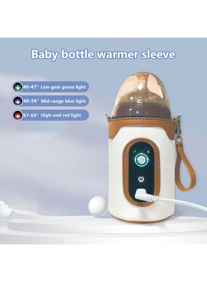غوغا حقيبة تسخين زجاجات الرضاعة المحمولة - جهاز تسخين الرضاعه المتطور مع شاشة رقمية و 26 مستوى لضبط الحرارة - Image 5