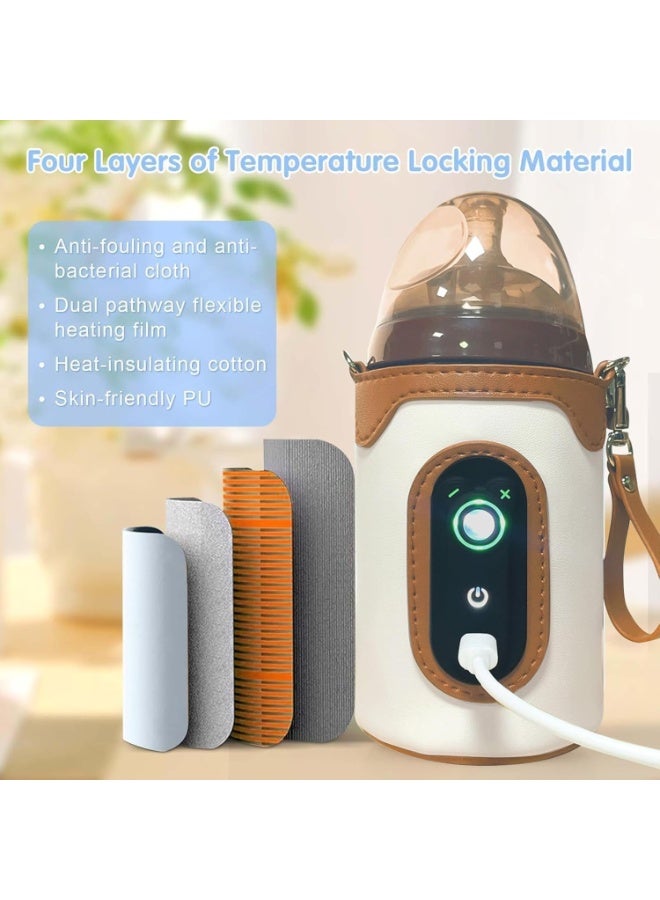 غوغا حقيبة تسخين زجاجات الرضاعة المحمولة - جهاز تسخين الرضاعه المتطور مع شاشة رقمية و 26 مستوى لضبط الحرارة - Image 2