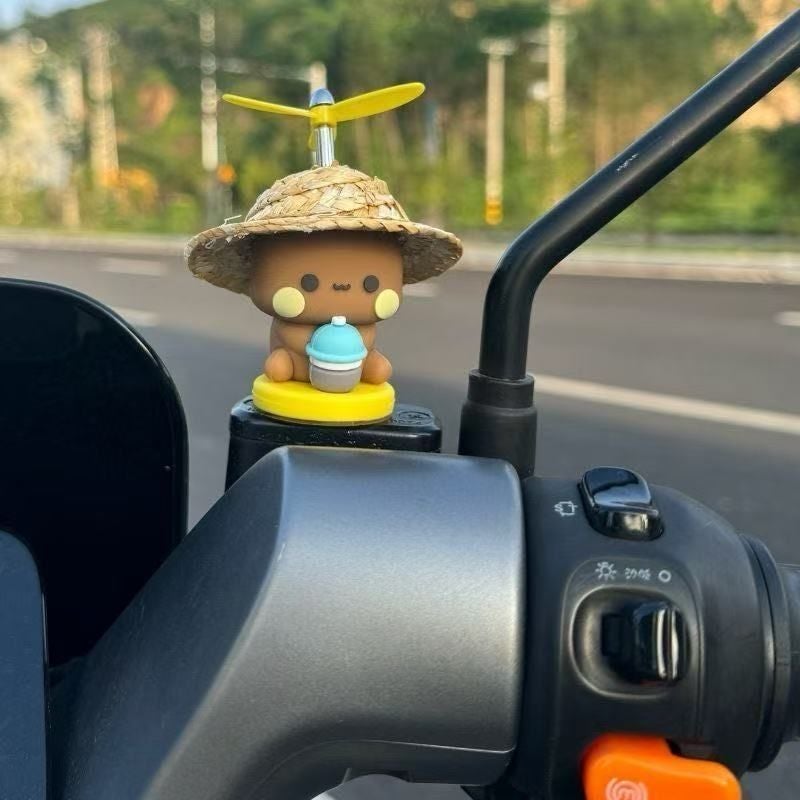 Yierbubu Helmet Car Decoration Piece for Road Bikes, Electric Motorcycles, and Electric Vehicles, Small Accessory Hanging Ornament - Image 3