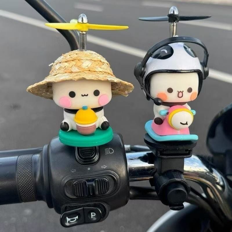 Yierbubu Helmet Car Decoration Piece for Road Bikes, Electric Motorcycles, and Electric Vehicles, Small Accessory Hanging Ornament - Image 2