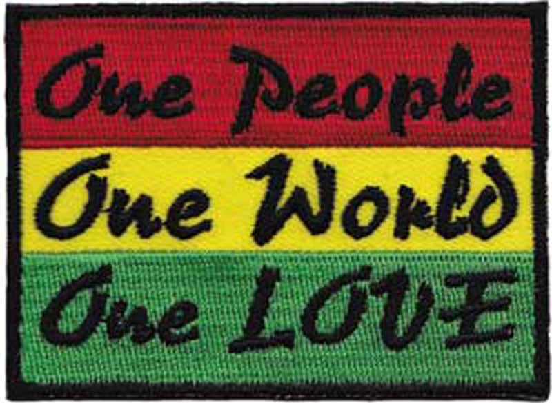 C&D Visionary Application Reggae One Love, People, World Patch,Black - Image 4