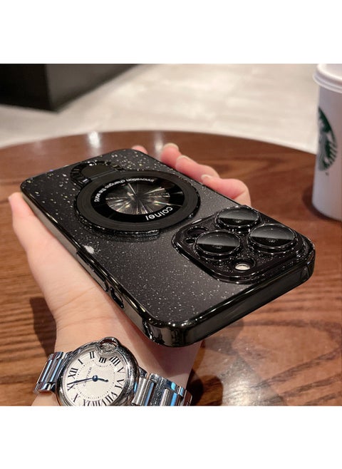 Magnetic Absorbing Invisible Bracket Suitable For Apple Phone Case Electroplated Glitter Premium All-inclusive Case Multiple Models Available