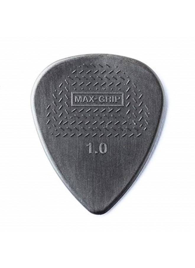 JIM DUNLOP JIM DUNLOP 449R1.0 Max-Grip® Nylon Standard, Black, 1.0mm, 72/Bag  - Image 1