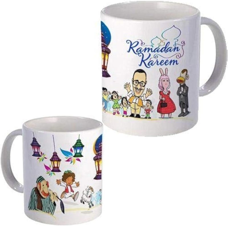 أكواب بورسلين أخرى عليها شخصيات رمضانية