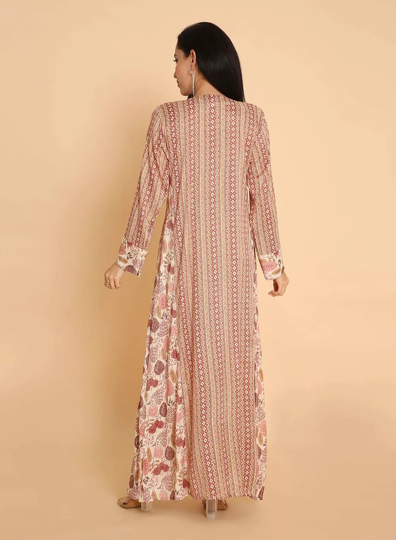 HANA & SARA unique long arabic kaftan jalabiya dress for womens