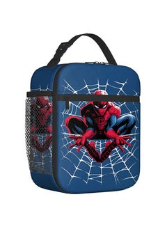 General Spider-Man printed student meal bags, children's insulated handbags, boys and girls picnic ice packs 