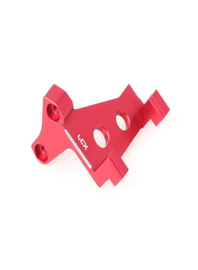 LCX Racing 1/10th RC Crawler Car Aluminum Transmission Servo Mount for Traxxas TRX4 TRX6, Upgrades Parts Accessories (Red) - Image 1