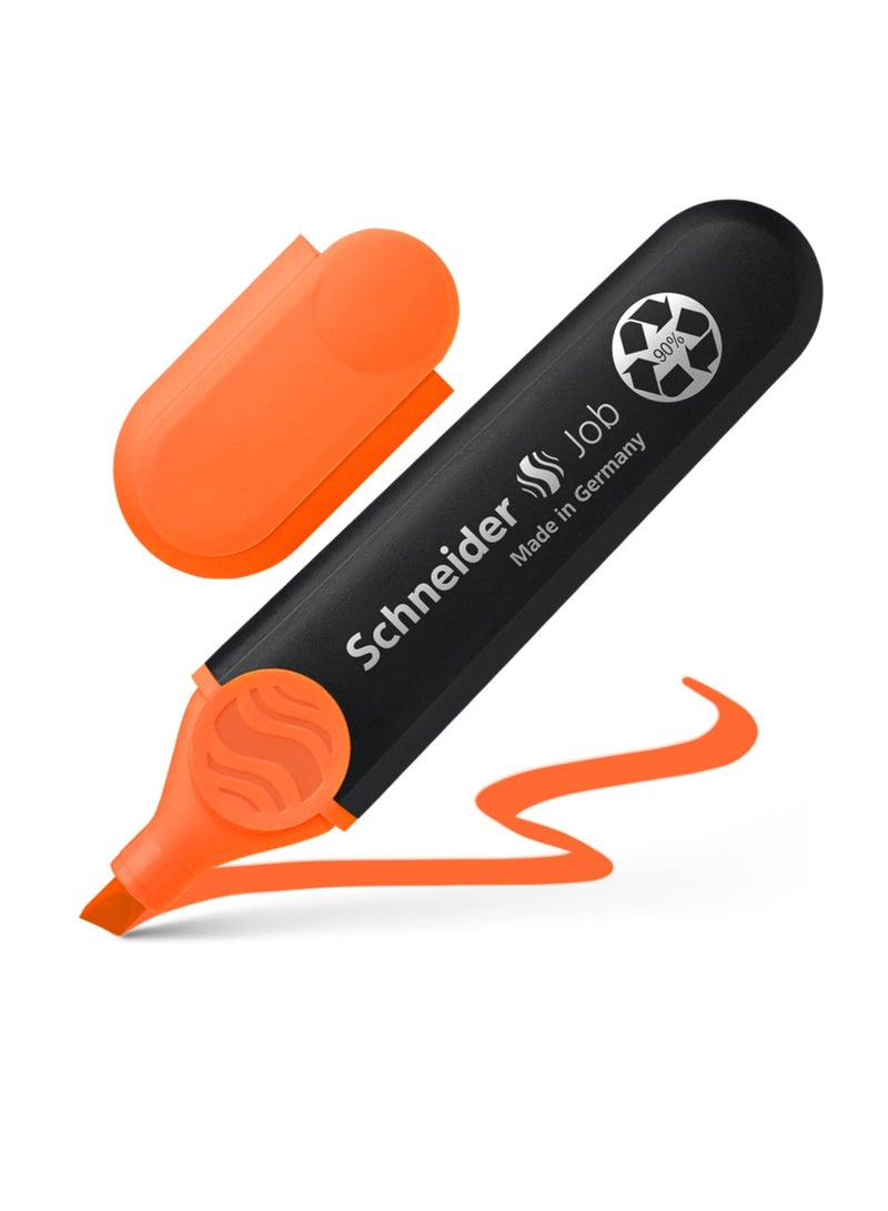 Schneider 10-Piece Job Textmarker Highlighter Orange - Image 2
