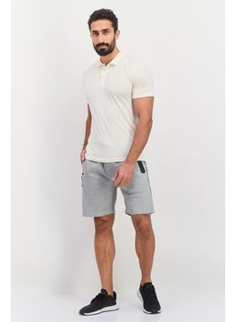 BRAVE SOUL Men Brand Logo Basic Short, Grey  - Image 4