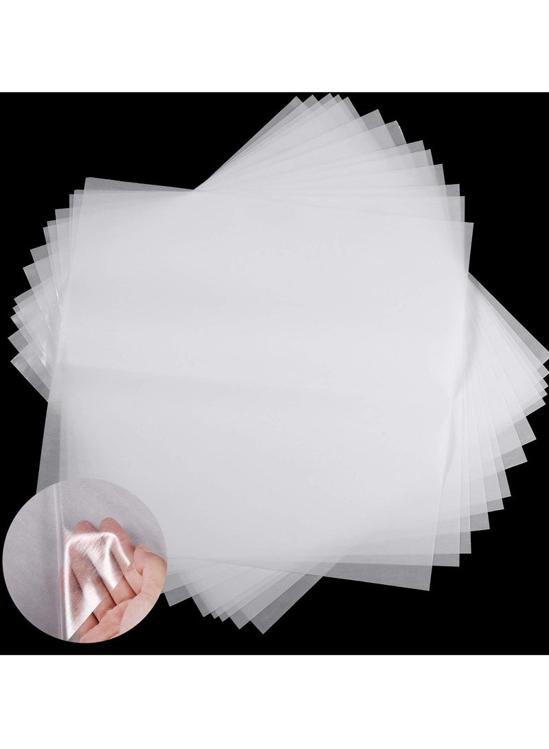 KASTWAVE Iron on Adhesive Patch Double Sided Iron on Heat Adhesive Patch for Clothing Fusible Interfacing Fabric Lightweight Patches  30 Pieces, 11 X 9.8 Inch  - Image 2