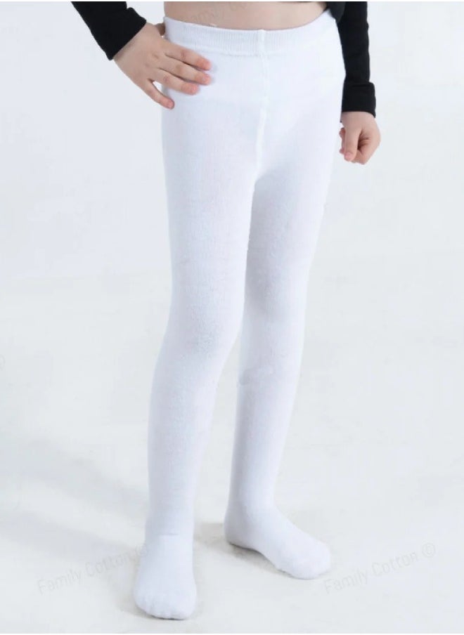 Bashayer Winter Tights white color  - Image 1