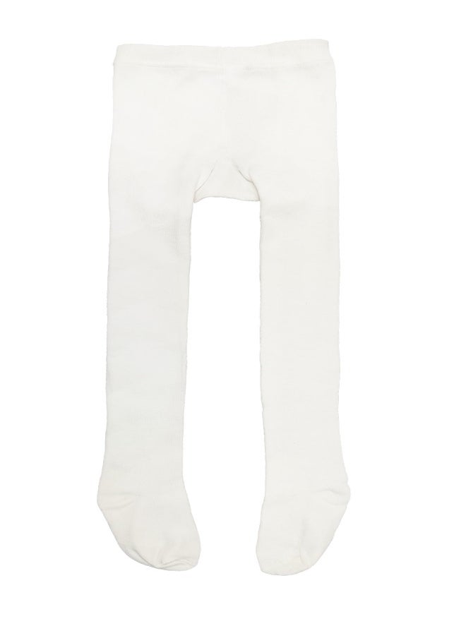 Bashayer Winter Tights white color  - Image 2