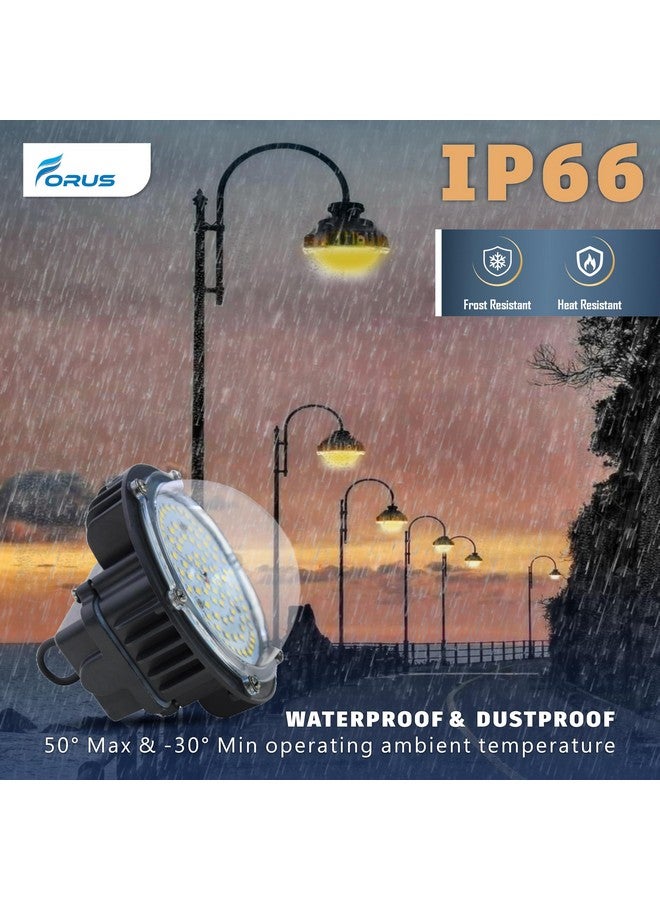 Forus 40W LED Well Glass Light (Warm White) - 5-Year Warranty | Industrial High Bay Hanging Light for Warehouses, Commercial Spaces, Factories, Sheds | Energy-Efficient Wellglass Shed Lights (1PC) - Image 4