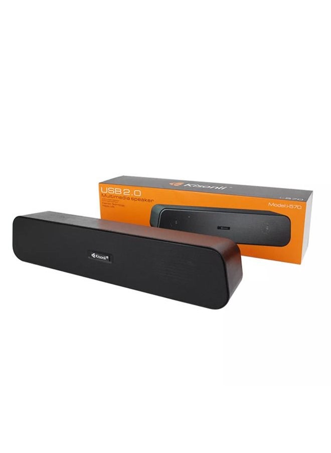 Kisonli - Multimedia 2.0 Channel Mini USB Computer and Mobile Speaker i-570 - Image 1