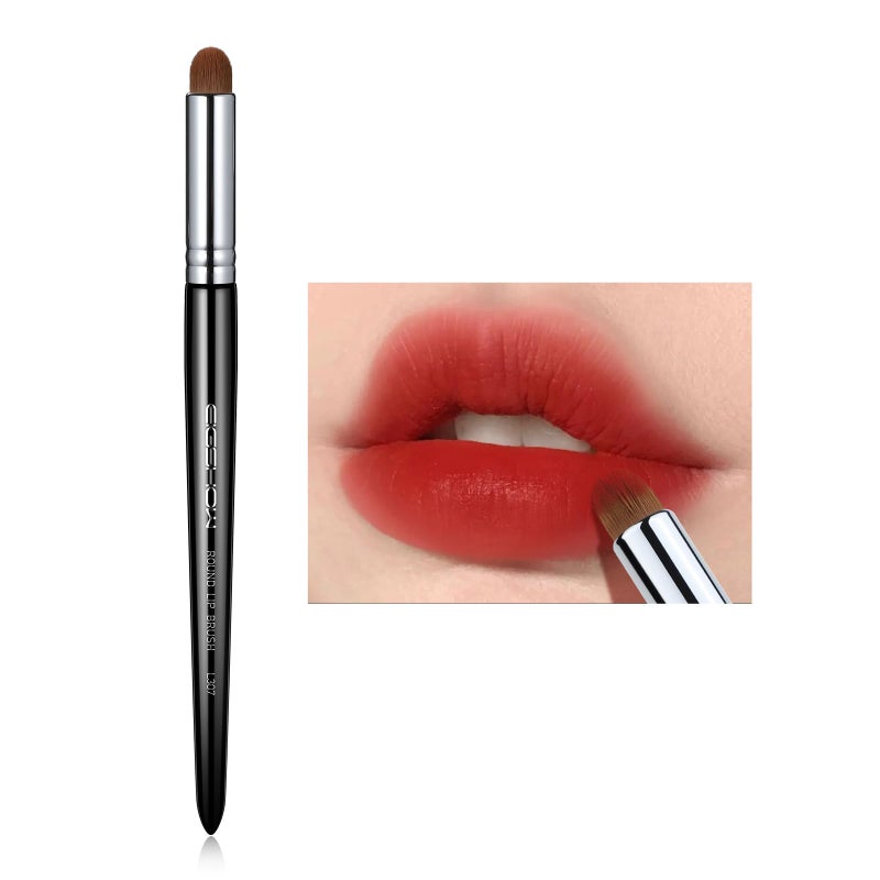 EIGSHOW Lip Brush, EIGSHOW Lip Smudge Brush Round head for Gloss Lipstick, Multi-purpose Makeup Blending Applicator, Reusable (L307) - Image 1