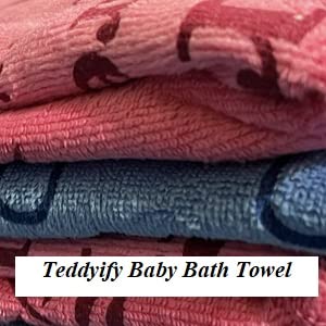 TEDDYIFY 100% Soft Cotton Baby Bath Towel for Infants/New Born/Babies (0-12 Months) (Colours & Prints Vary) (2), Multicolor, Count 1 - Image 5