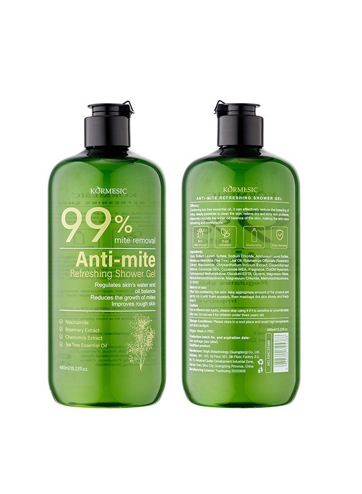 Kormesic Refreshing Body Wash - 450ml Deep Cleansing & Hydrating Body Wash - Image 1