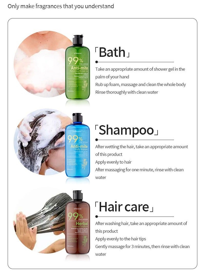 Kormesic Refreshing Body Wash - 450ml Deep Cleansing & Hydrating Body Wash - Image 4