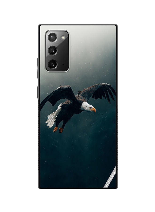 VR CREATIVE Protective Case Cover For Samsung Galaxy Note20 5G Peaky Eagle Design Multicolour - Image 1