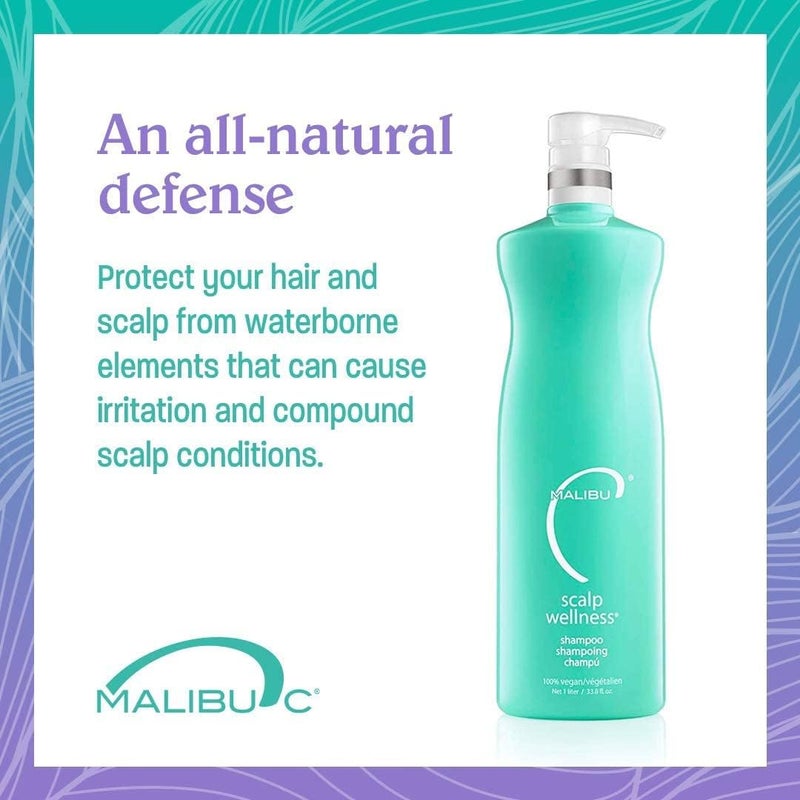 Malibu C Scalp Wellness Conditioner - Eucalyptus & Spearmint Oil, 33.8 Oz - Sulfate-Free Moisturizing Conditioner for Dry Scalp - Image 3
