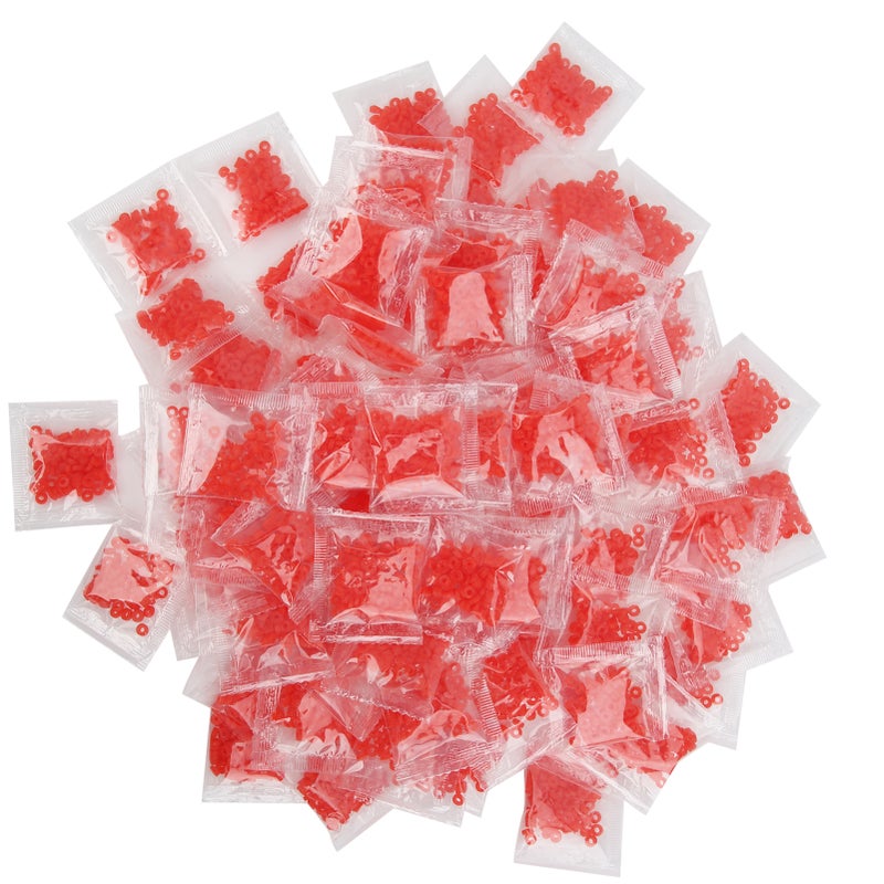 100 Bags Rubber Bands Fishing Pellet Bait Bands Match Coarse Fishing Terminal Tackle3x1mm - Image 3