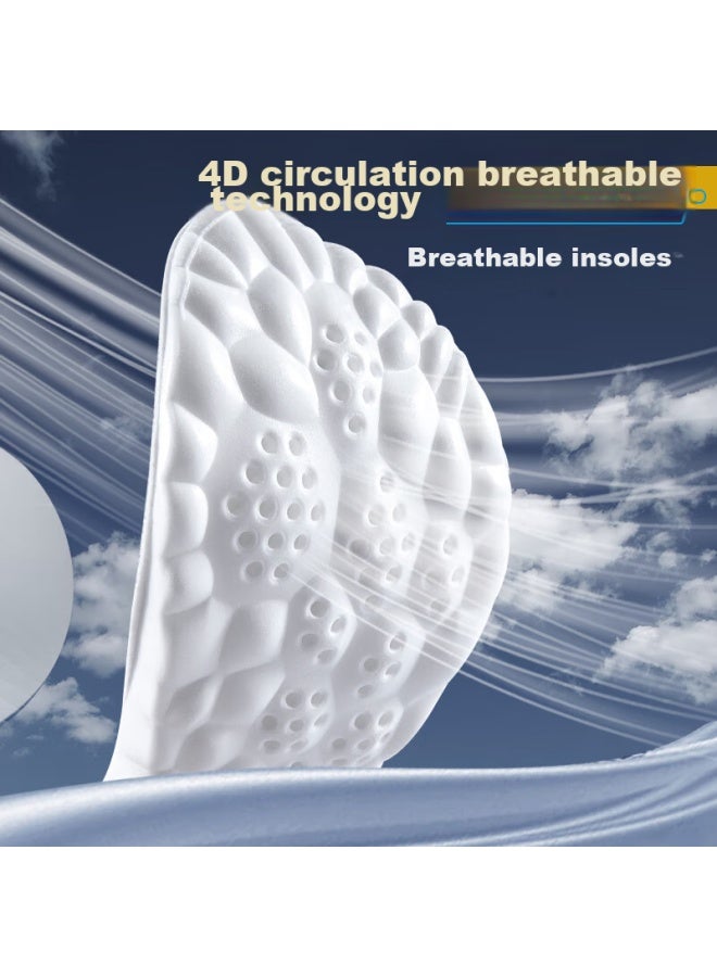 RENBEN (Renben) 2 Pairs Of Sports Insoles For Men And Women, Soft And Shock Absorbing, Odor-Resistant And Breathable, Suitable For Long-Standing Military Training, Model 6030, Size 35-36 - Image 3