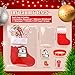Heentan 144 Pcs Christmas Classroom Gifts for Students Xmas Goodie Bag Fillers for Party Favor Christmas Party Favors Supplies Xmas Silicone Bracelet Stampers Greeting Card Gift Exchange Prize - Image 4