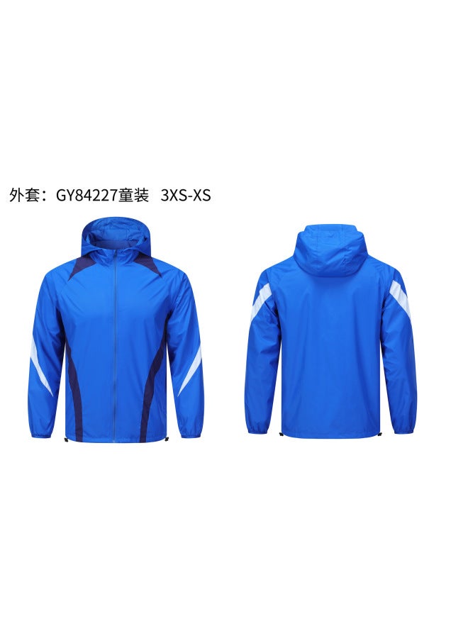 Autumn Winter Sports Hooded Running Windbreaker Waterproof Casual Jacket