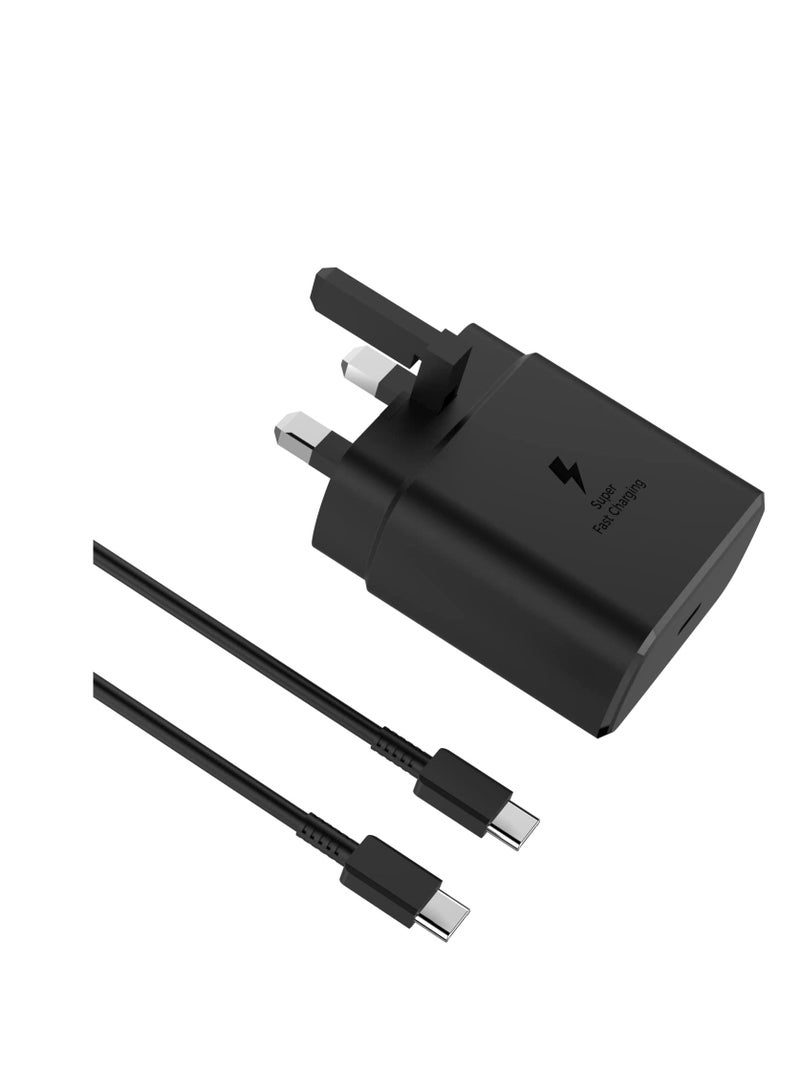 Beauenty 45W Super Fast Charger for Samsung S24 Ultra, S23 Ultra, S22 Ultra, S23+, S23, S22, S22+, S21, S21+, S20, A54, A55, A72, A73, Tab A8/A9/S10 Ultra/S8/S7/S9/S10 USB C Plug Charge and Type C to Type C - Image 1