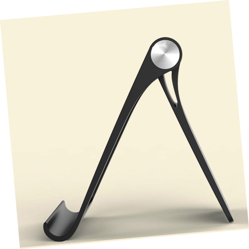 Foldable Notebook Holder With Silica Pad For Desk Phone Tablet Stand Elegant Cd Grain - Image 3