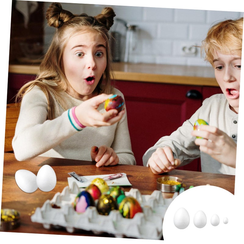 45Pcs DIY Easter Craft Foam Eggs for Painting Graffiti Kids Activities Holiday Decoration - Image 4