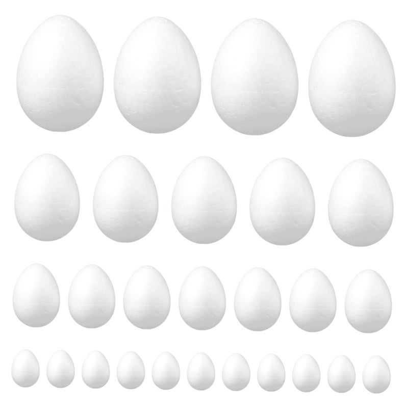 45Pcs DIY Easter Craft Foam Eggs for Painting Graffiti Kids Activities Holiday Decoration - Image 2