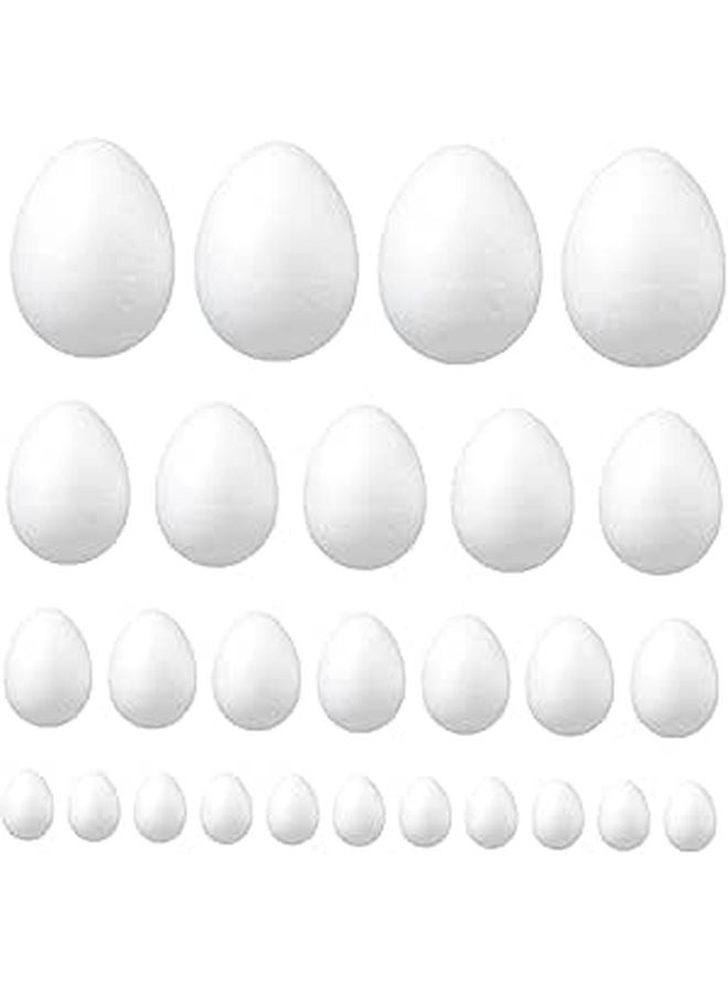 45Pcs DIY Easter Craft Foam Eggs for Painting Graffiti Kids Activities Holiday Decoration - Image 1
