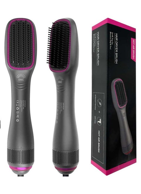3 in 1 Hair Dryer Brush and Styler, Professional Negative Ions Hot Air Brush, Blow Dryer Comb, Suitable for Straight and Curly Hair, Achieve Salon Styling Volume Blow Dryer Brush Hair Styler