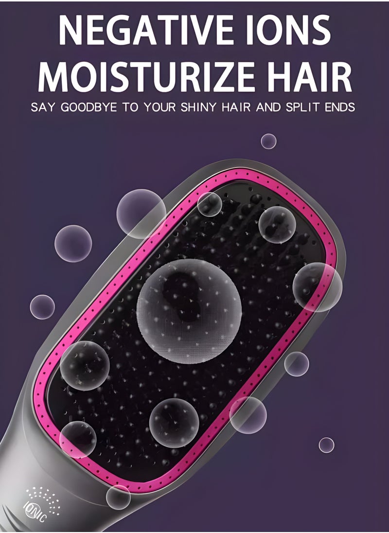 Generic - 3 in 1 Hair Dryer Brush and Styler, Professional Negative Ions Hot Air Brush, Blow Dryer Comb, Suitable for Straight and Curly Hair, Achieve Salon Styling Volume Blow Dryer Brush Hair Styler - Image 1